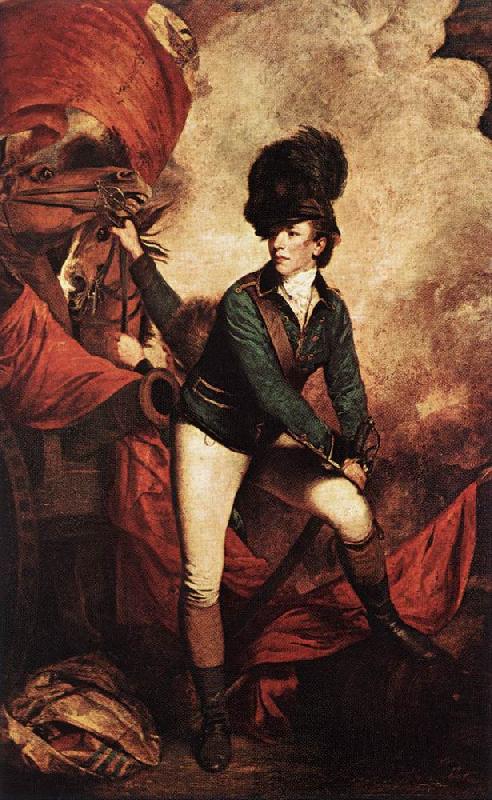 REYNOLDS, Sir Joshua General Sir Banastre Tarletonm fy France oil painting art